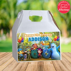 Beat Bugs Gable Box Digital File Printable Instant Download