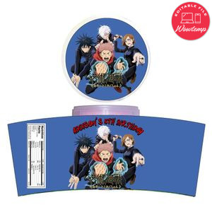 Jujutsu Kaisen Cotton Candy Label Template To Print At Home Instant Download