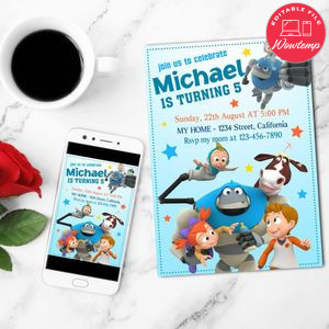 Arpo Mobile Invite Customizable Template Instant Download