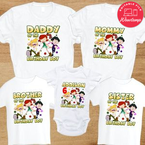 The green squad Family Birthday T-Shirt