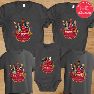 Elena of Avalor Family Birthday Vacation T-Shirt