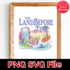 Land Before Time PNG file template
