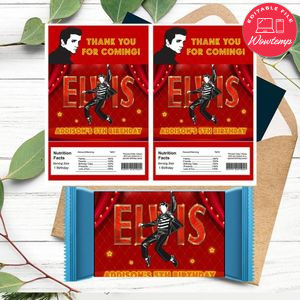 Elvis Rice Krispies Treats Template Printable Instant Download