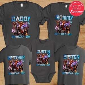 Guardians Of The Galaxy Family Birthday Vacation PNG file template