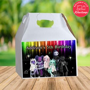 Shadow High Gable Box Digital File Printable Instant Download