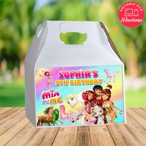 Mia And Me Gable Box Digital File Printable Instant Download