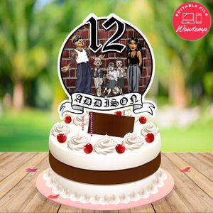 Cholo Cake Topper Template Printable Instant Download