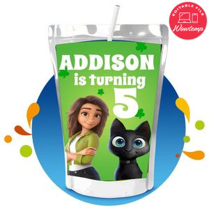 Sam Greenfield Luck Capri Sun Birthday Labels Digital File Printable Instant Download