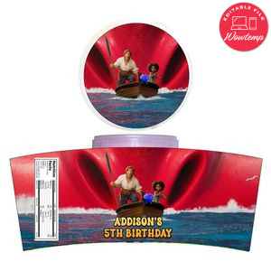 The Sea Beast Cotton Candy Label Template To Print At Home Instant Download