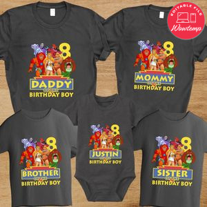 He-man Birthday Family Trip Vacation T-Shirt