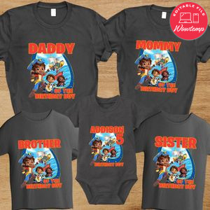 Santiago of the Seas Family Birthday PNG file template