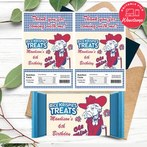 Ole miss Rice Krispies Treats Template Printable Instant Download
