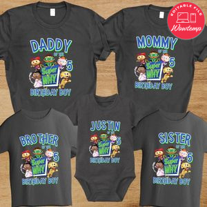 Super Why Birthday Family Trip Vacation PNG file template