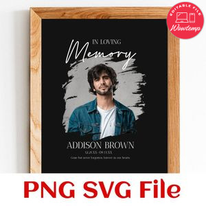 Police Officer Memorial Customer request PNG file template