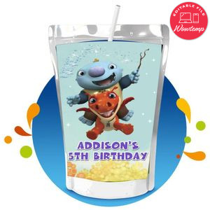 WallyKazam Capri Sun Birthday Labels Digital File Printable Instant Download