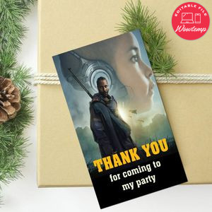 The Creator Thank you tag Customizable Template to Print at Home Instant Download