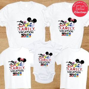 Disney Family Vacation 2023 T-Shirt