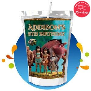 Ainbo Capri Sun Birthday Labels Digital File Printable Instant Download