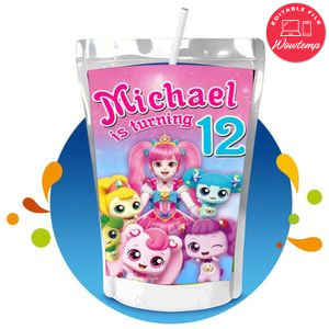 Catch Teenieping Capri Sun Birthday Labels Digital File Printable Instant Download