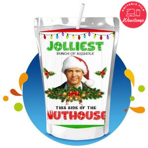 Jolliest Bunch Capri Sun Birthday Labels Digital File Printable Instant Download