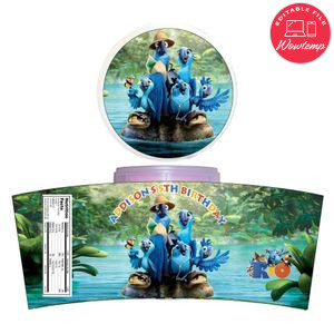 Rio Cotton Candy Label Template To Print At Home Instant Download