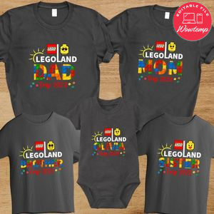 Building Block Family Birthday T-Shirt