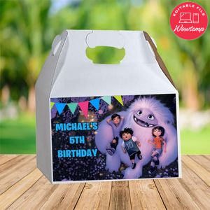 Abominable Gable Box Digital File Printable Instant Download