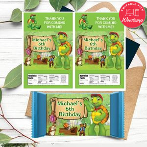 Franklin the turtle Rice Krispies Treats Printable Instant Download