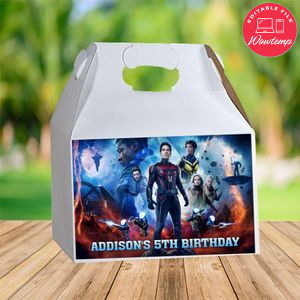 Ant Man And The Wasp Quantumania Gable Box Digital File Printable Instant Download