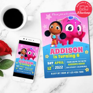 Deepa & Anoop Mobile Invite Customizable Template Instant Download