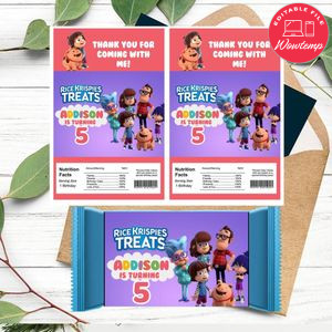 Kazoops Rice Krispies Treats Template Printable Instant Download