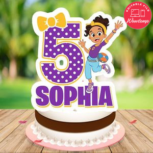 Meekah Cake Topper Template Printable Instant Download