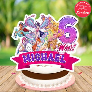 Winx Believix Cake Topper Template Printable Instant Download