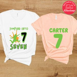 Jumping birthday Customer request PNG file template