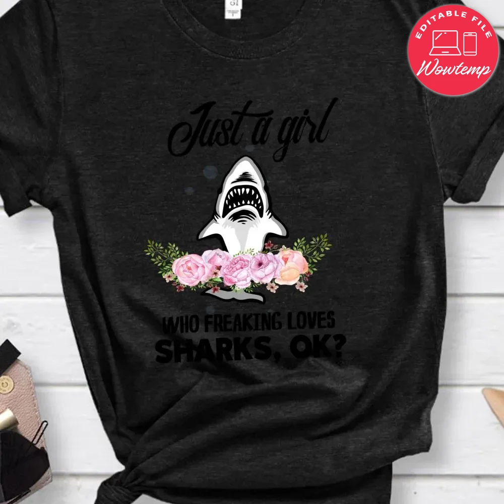 Girl love sharks shirt Wowtemp
