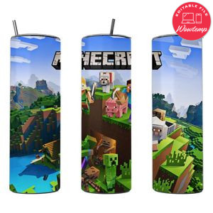 Minecraft 20 oz skinny tumbler 