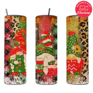 Gnomes Christmas 20 oz skinny tumbler 