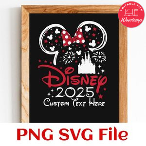 Disney 2025 Customer Request PNG file template
