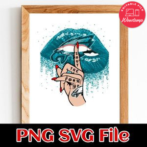 Philadelphia eagles lip shut the fuck up PNG design template