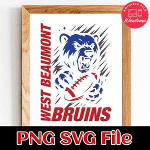 West beaumont bruins Customer Request PNG file template