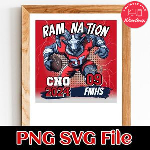 Ram nation over print Customer Request PNG file template