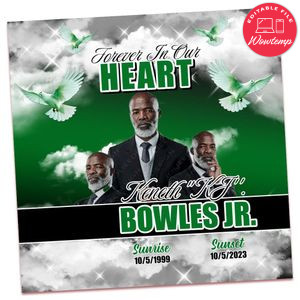 Forever in our heart Customer Request PNG file template