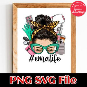 CMA Life PNG design template