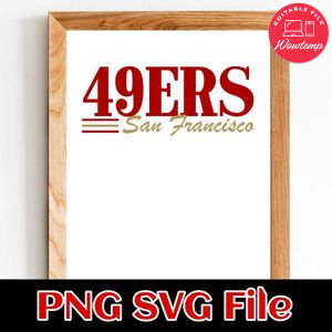 49ers san francisco SVG PNG file template