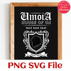 Umoja house of logo Customer Request PNG file template