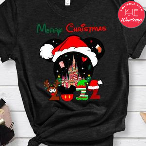 Mickey Mouse Disneyland Merry Christmas PNG file template