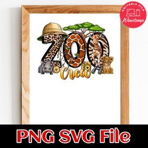 Zoo crew Customer Request PNG file template