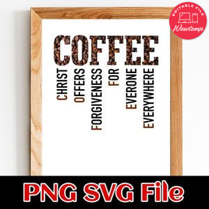 Coffee Customer Request PNG file template