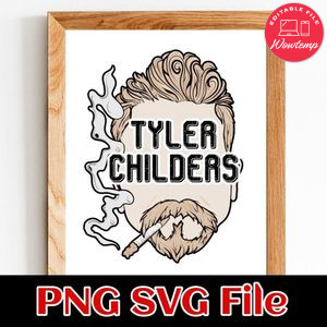 Tyler Childers SVG PNG design template