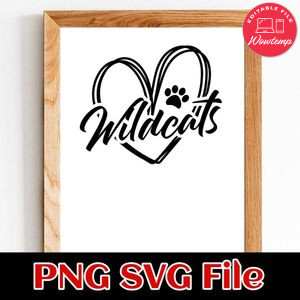 Wildcats SVG PNG design template